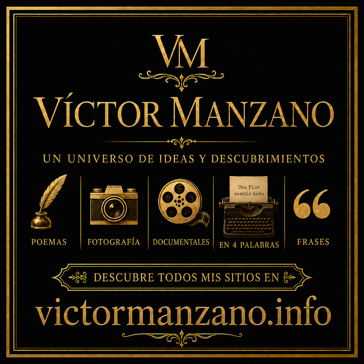Promoción del sitio principal victormanzano.info
